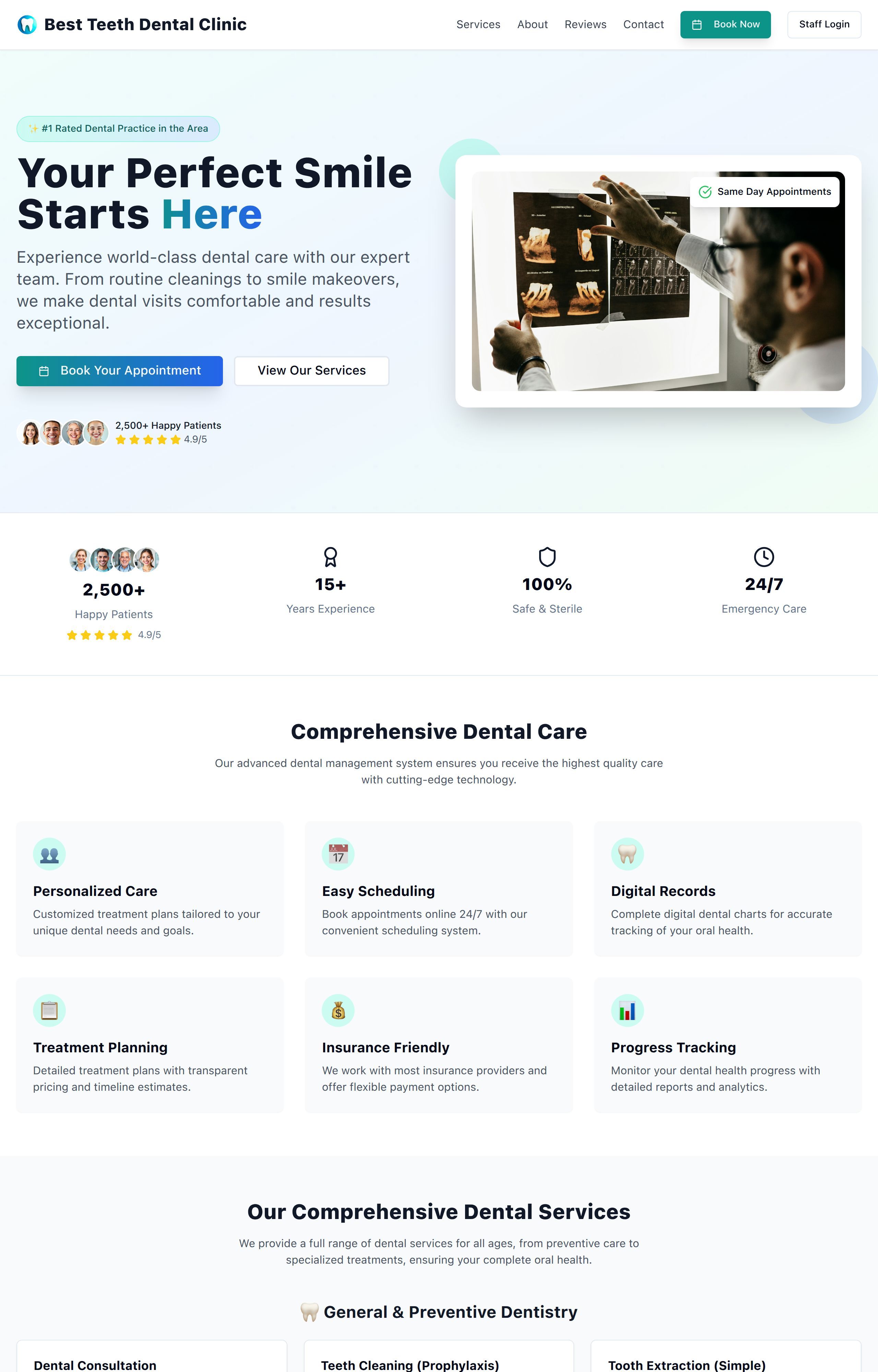 DentiNexus Clinic Suite — App project by John Cedrick de las Alas